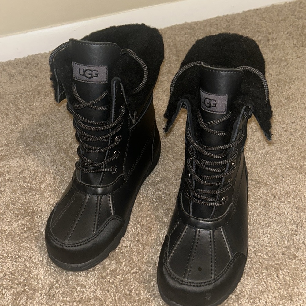 Black UGG Boots - Never Worn - Kids Size